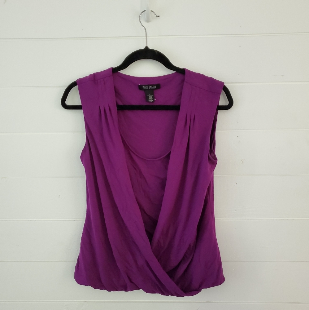 Purple Wrap Top